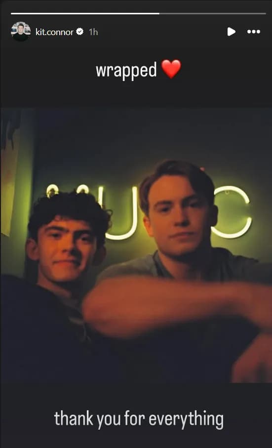 心跳漏一拍电影版杀青：基特·康纳与乔·洛克分享幕后花絮