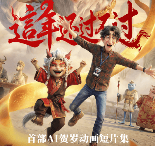 首部AI贺岁动画短篇集马上有戏来啦，大幕将启好戏连台！