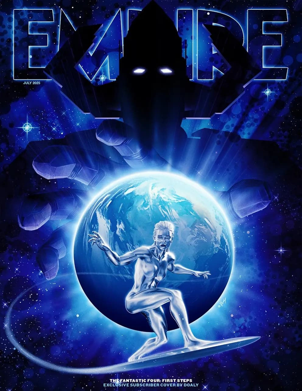 神奇四侠初露锋芒杂志封面揭秘:行星吞噬者震撼亮相MCU