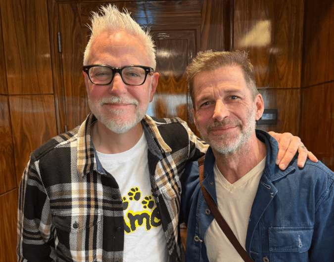 詹姆斯·古恩与扎克·施奈德的合影:只是朋友间的玩笑?